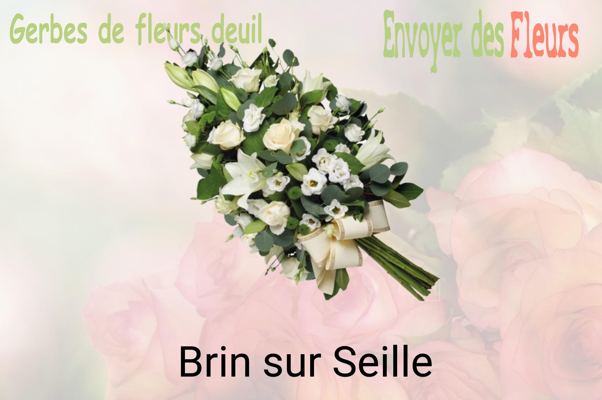Gerbe de fleurs de deuil livrée à Brin-sur-Seille